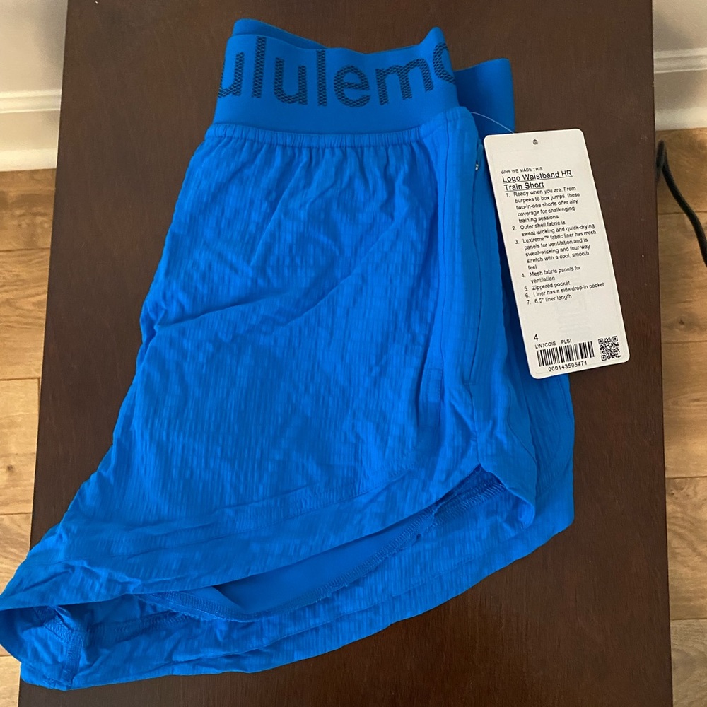 Lululemon High Rise Train Short